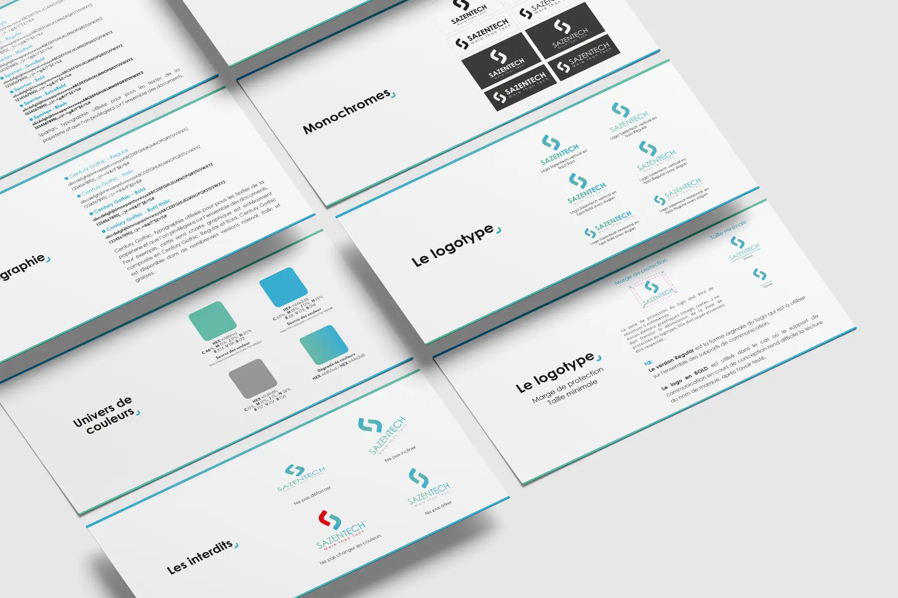 charte-graaphique-sazentech-creation-logo-algerie