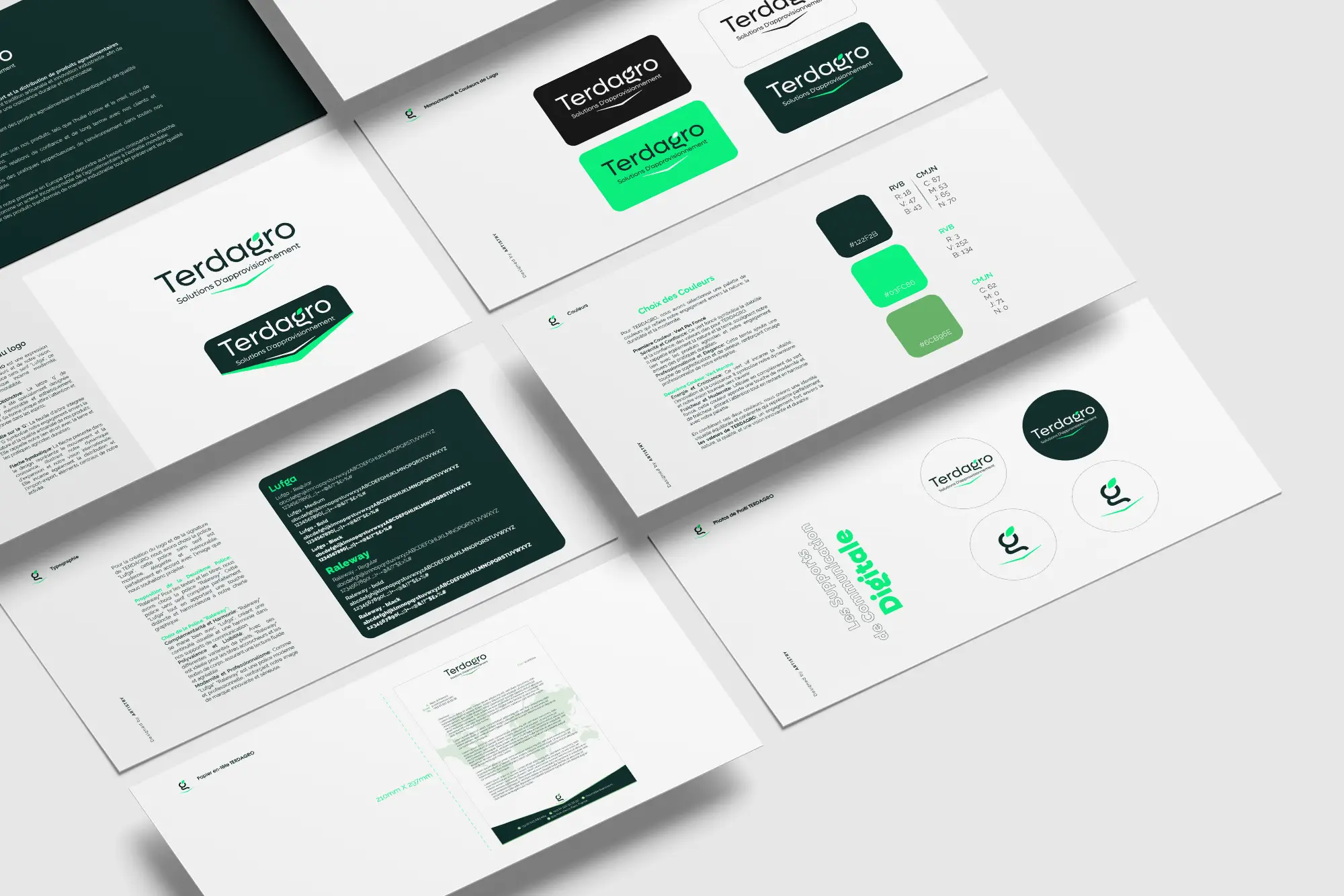 charte graphique TERDAGRO by Artistry