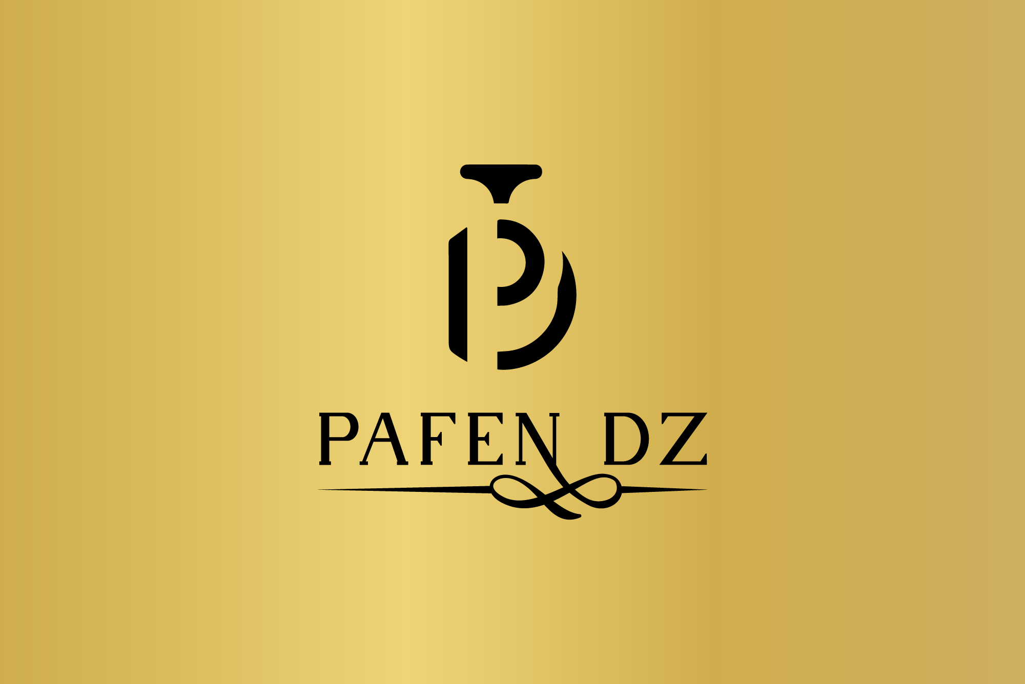 logo-pafen-dz-sur-fond-doré-alger-Algérie-by-artistry-studio