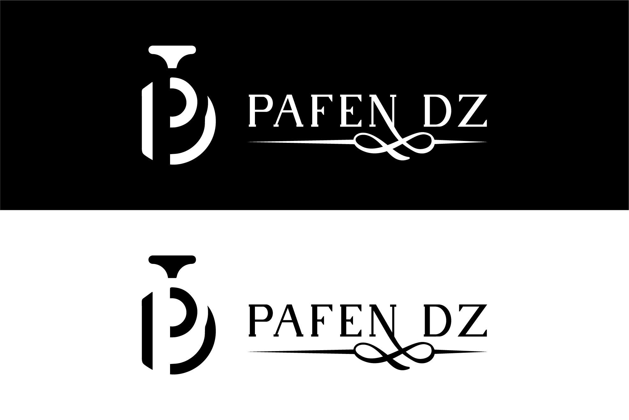 monochrome-logo-pafen-dz-alger-Algérie-by-artistry-studio