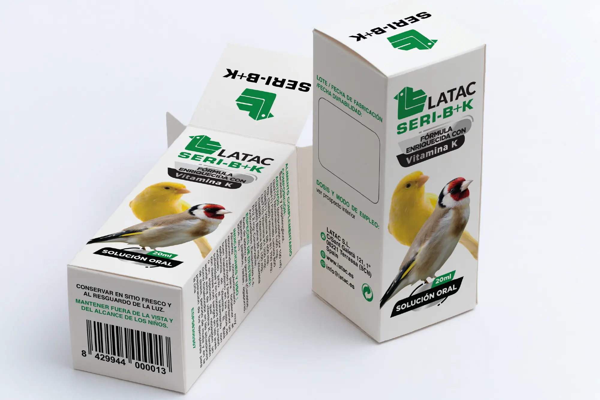 Packaging seri b+k