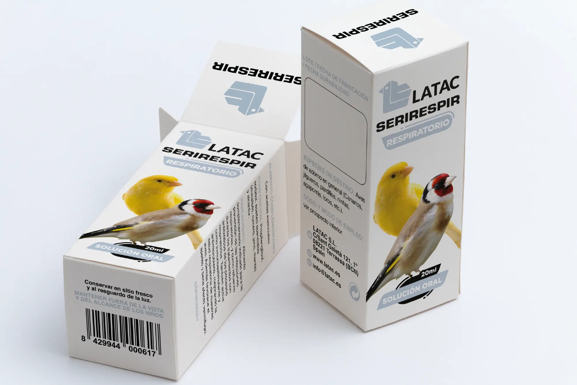 Packaging serirespir Latac
