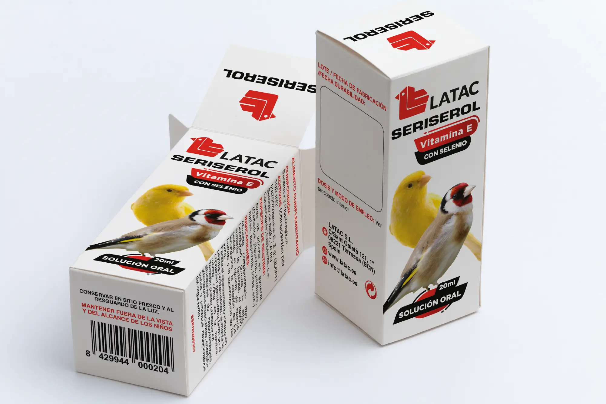 Packaging seriserol Latac
