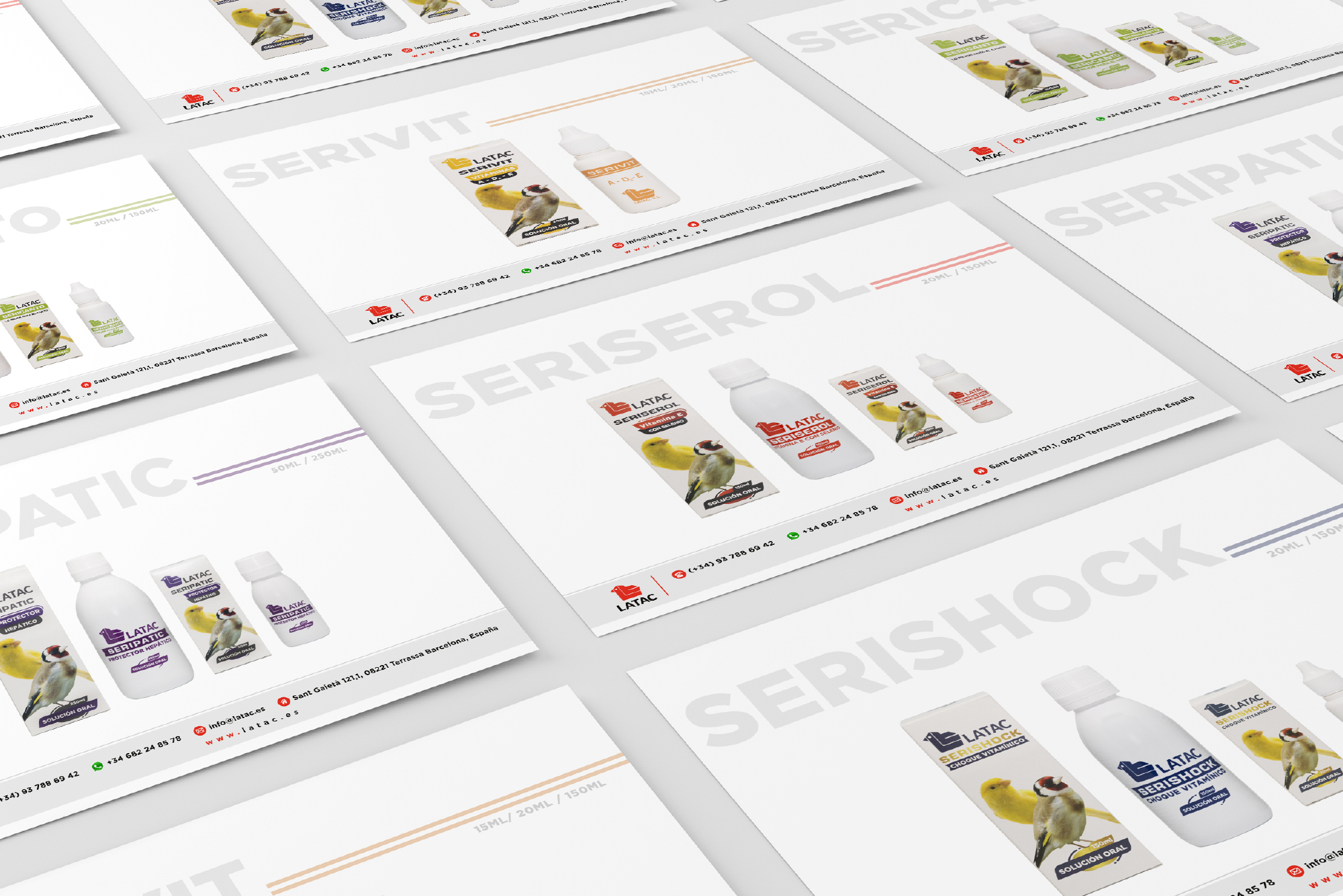 Affiche A4 produits Latac