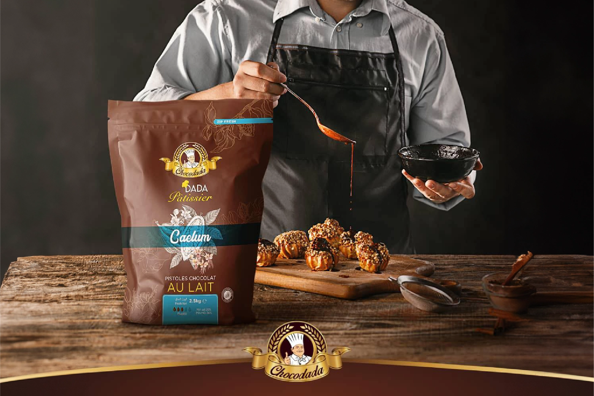 Pistole Chocolat au lait Chocodada