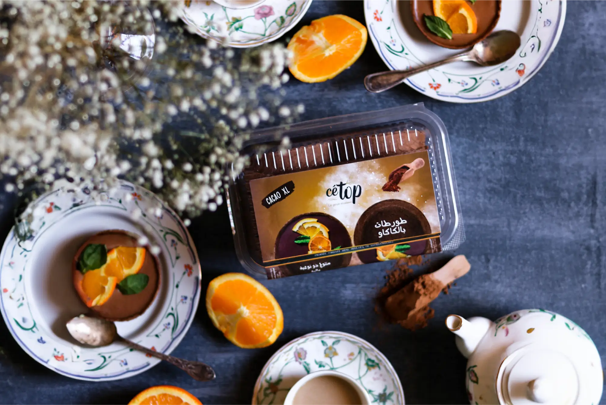 étiquette fonds de tarte cacao cetop