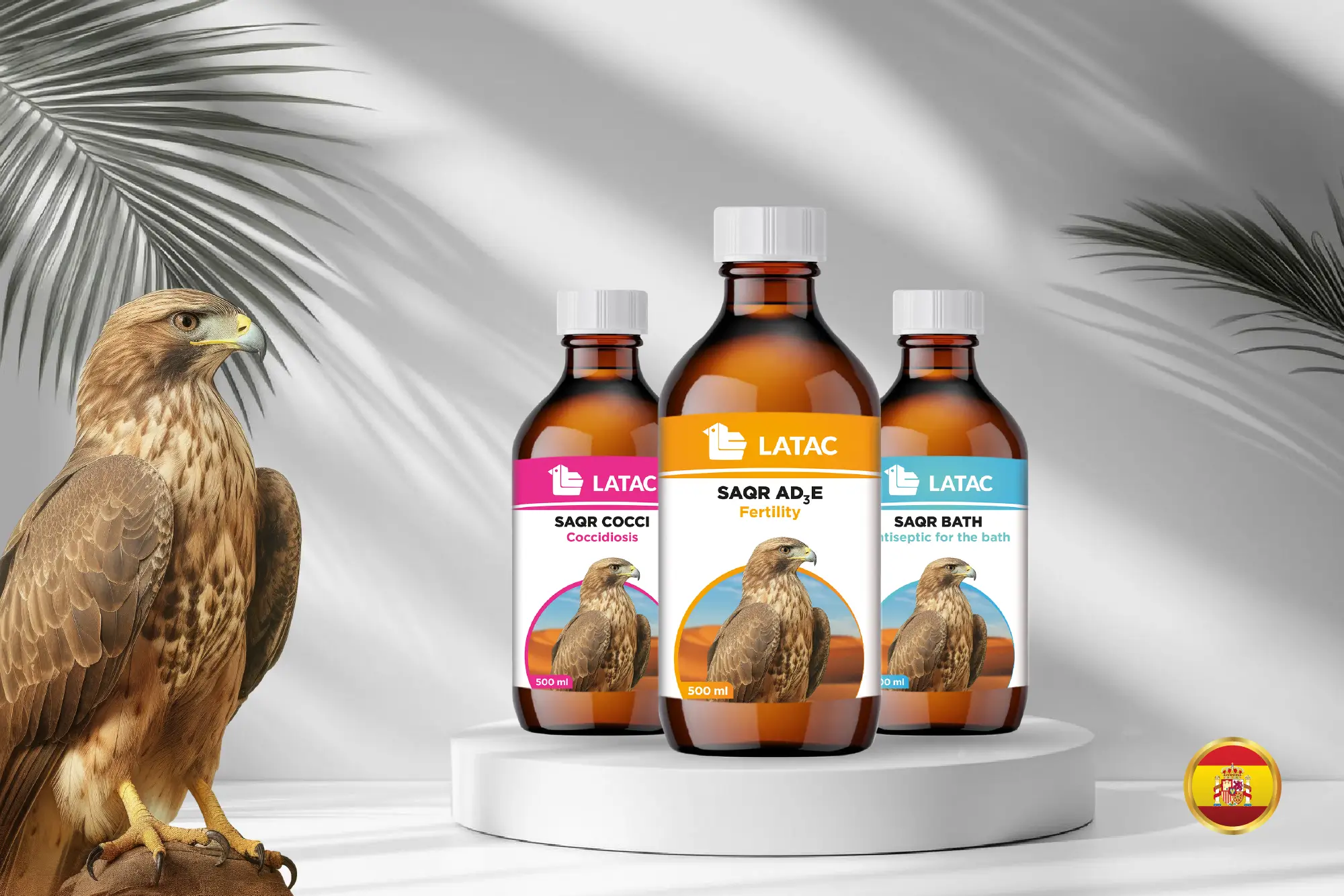 Design étiquette Latac SAQR liquide 1L