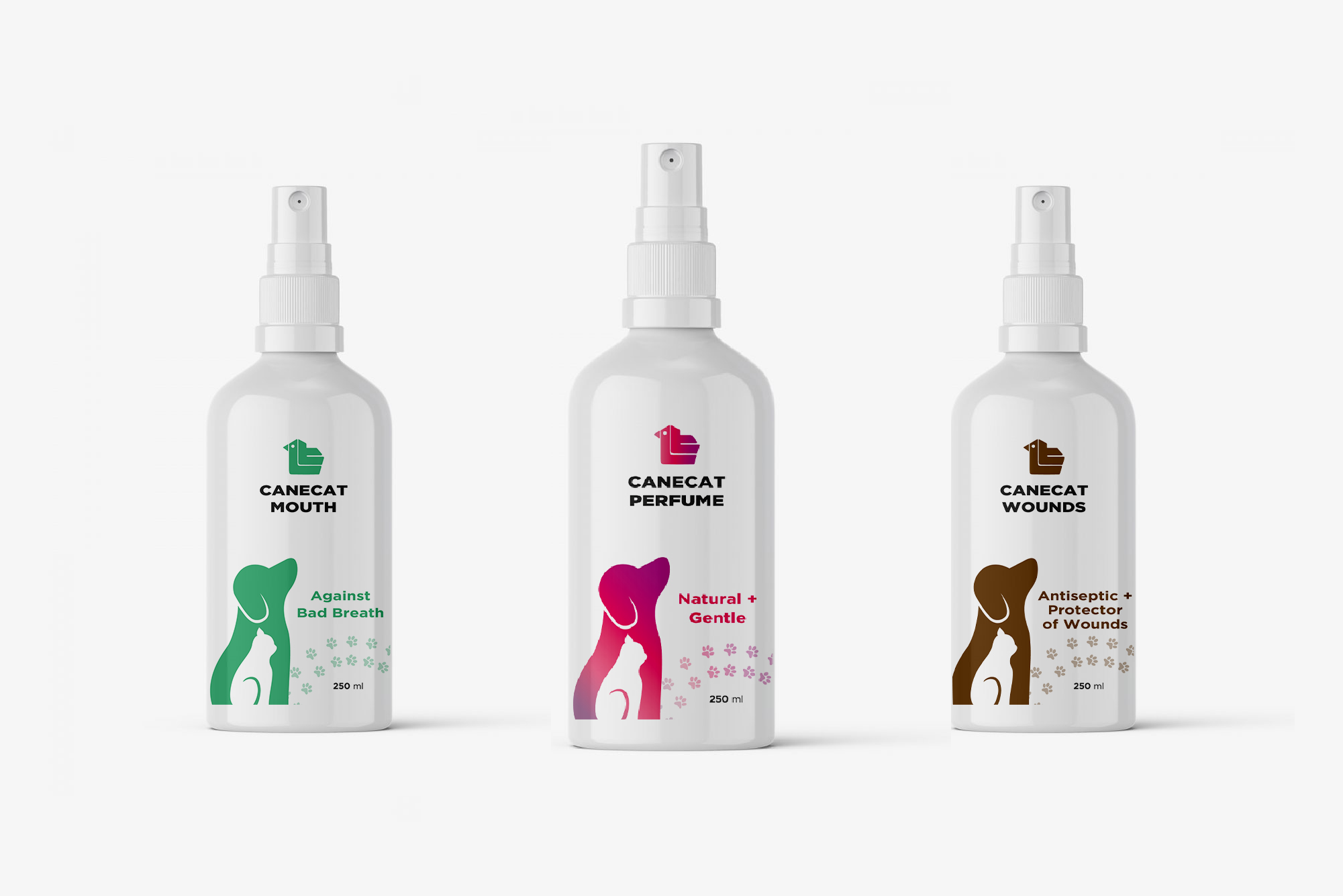 Design étiquette Latac canecat liquide 250ml