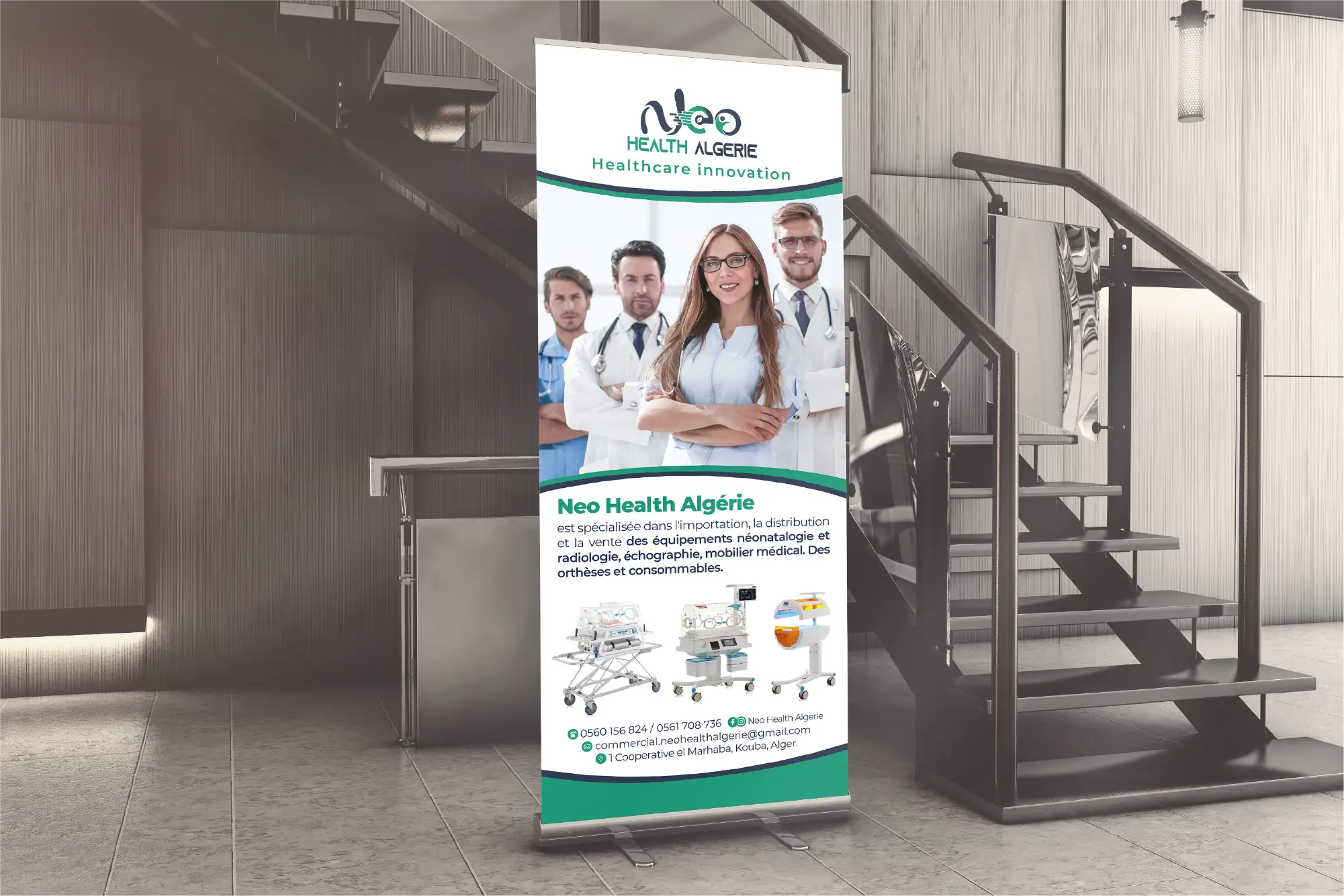 Roll-up Neo health Algerie