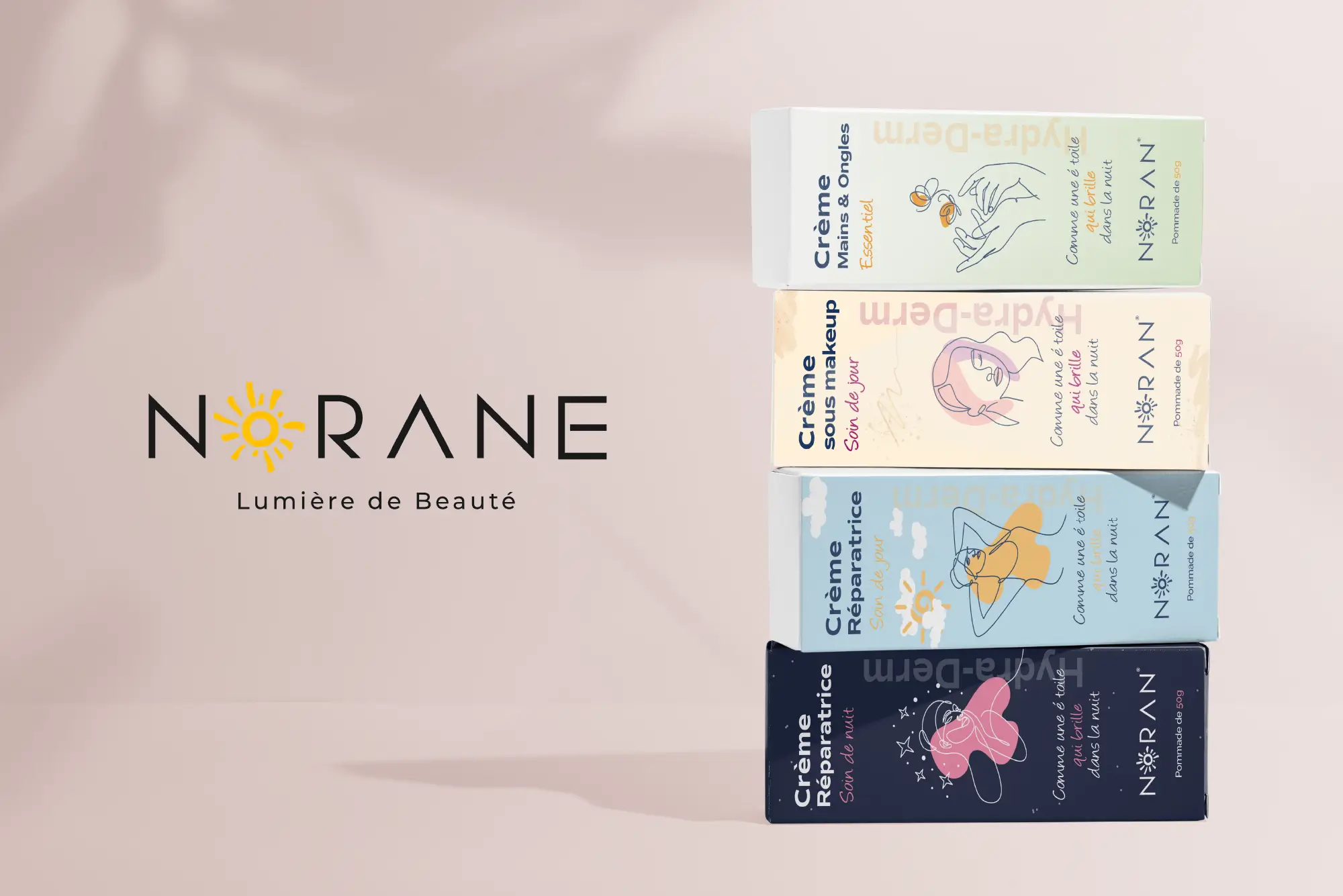 conception box packaging créme Noran