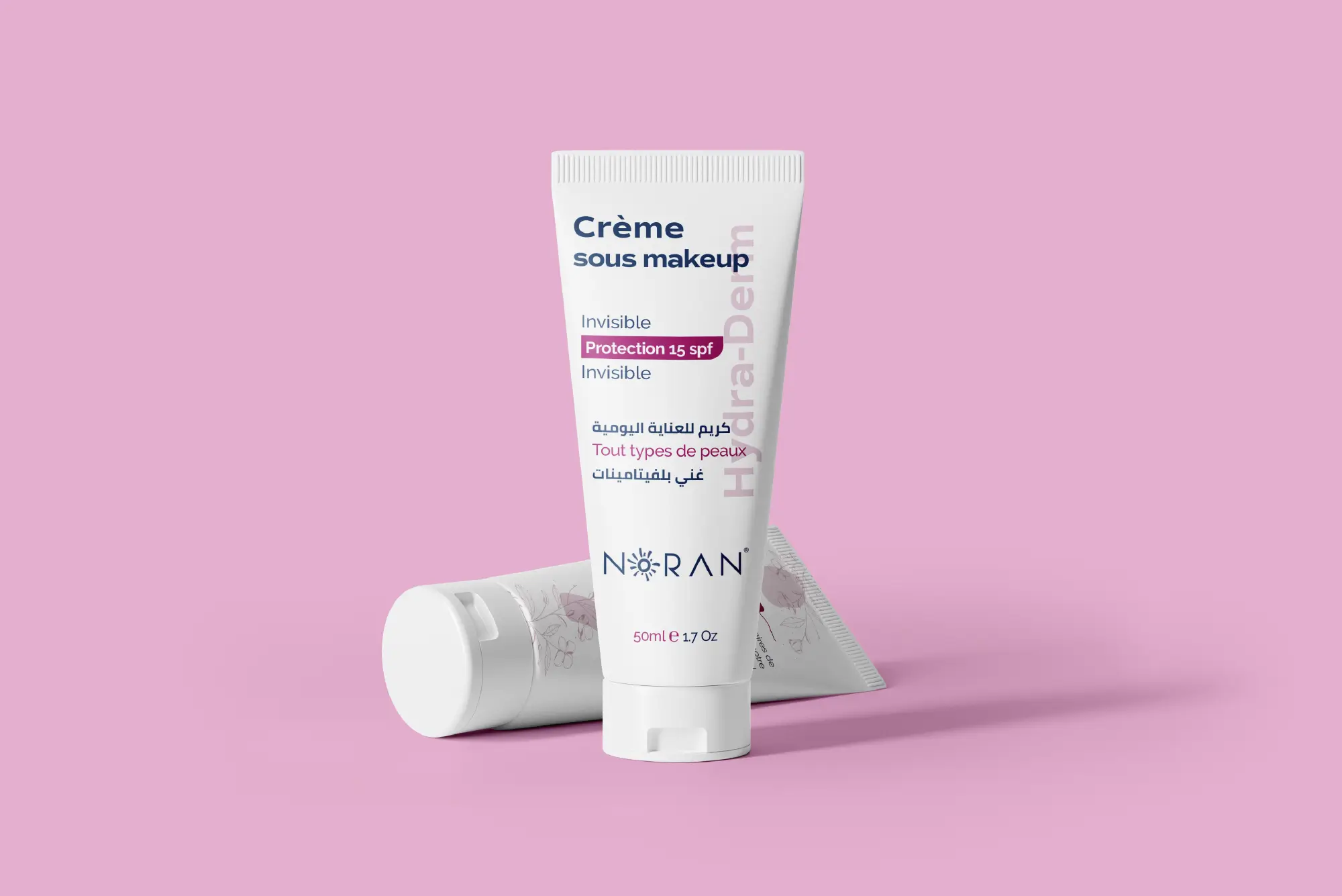 packaging créme Sous makeup Noran