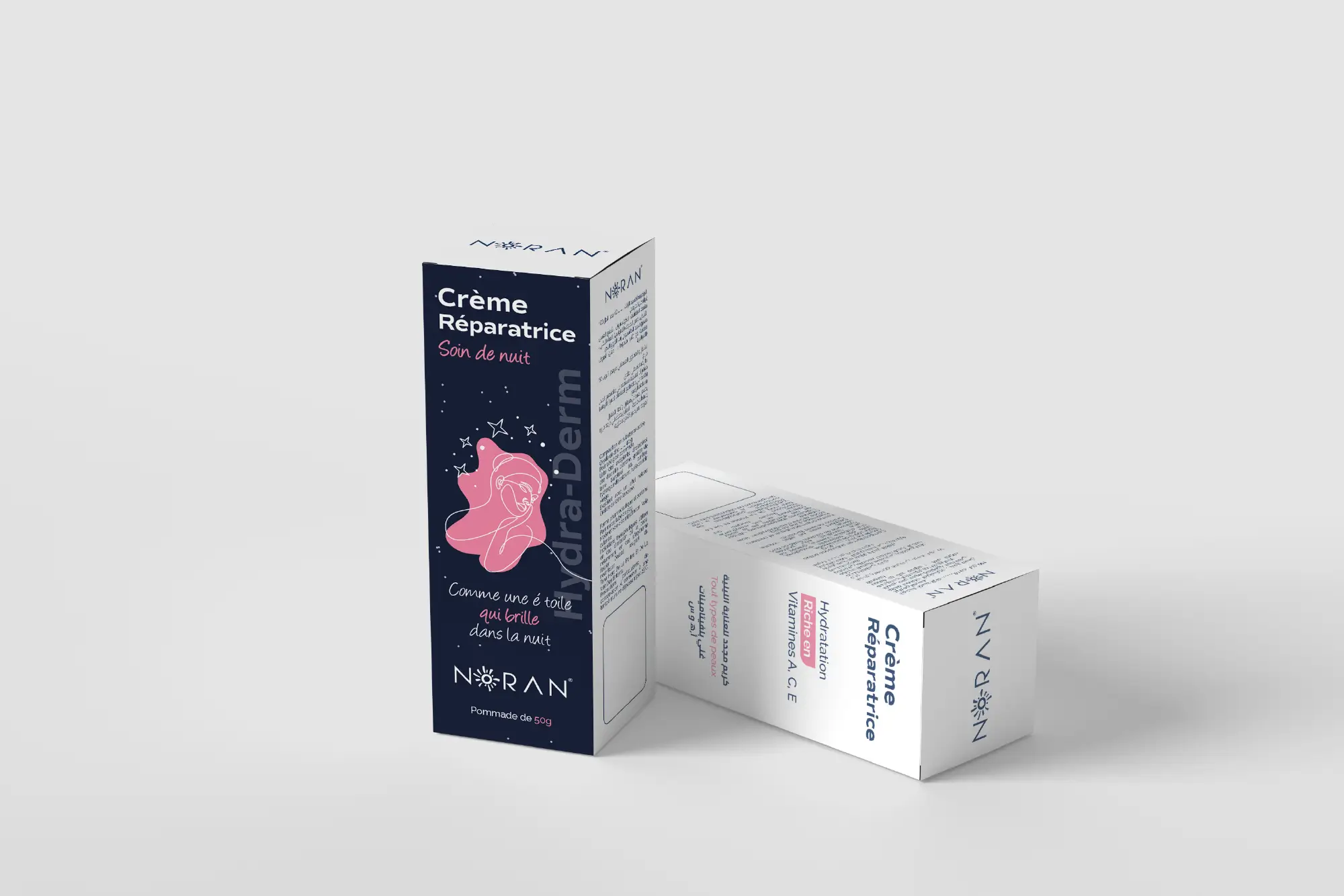 packaging créme de nuit réparatrice Noran
