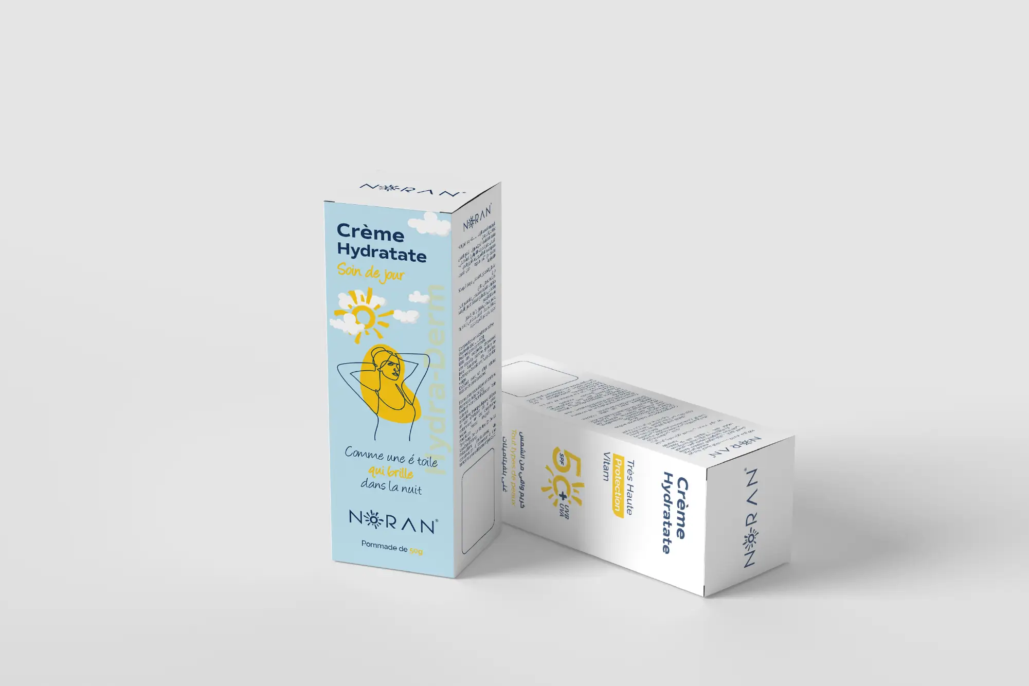 packaging créme de soin de jour Noran